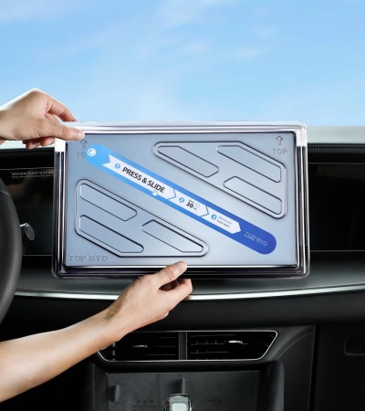 BYD 15.6-inch Tempered Glass Screen Protection with Installation Tool - Glossy